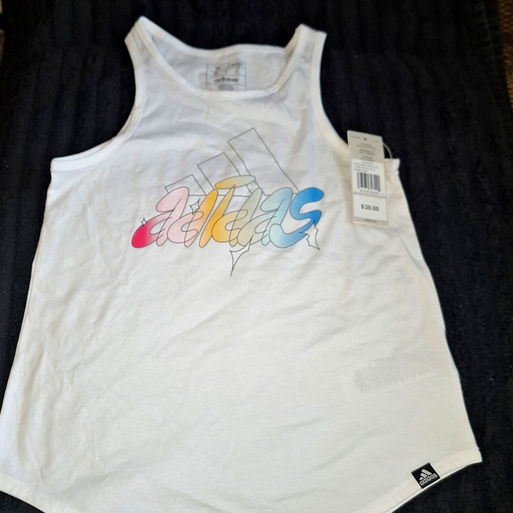 Girls medium adidas tank top
